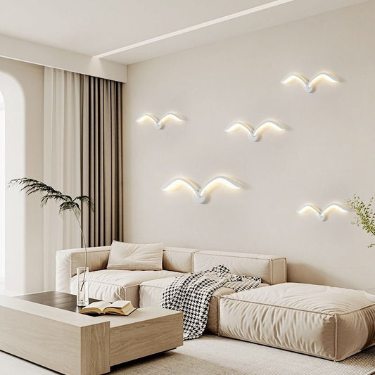 50cm Acrylic Nordic Wall Light / Coffee Color