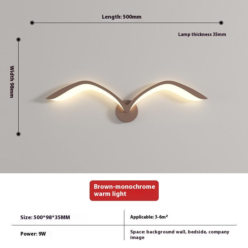 50cm Acrylic Nordic Wall Light