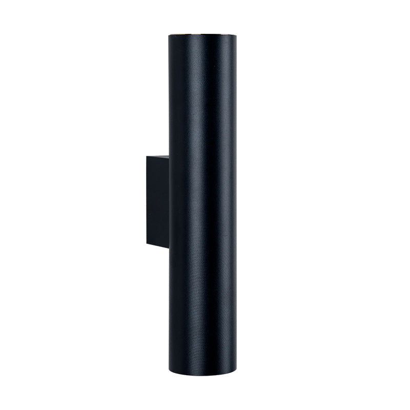 10W Modern Bedside Reading Wall Light / Black / Neutral Light 4000K / Diameter 60mm length 400mm