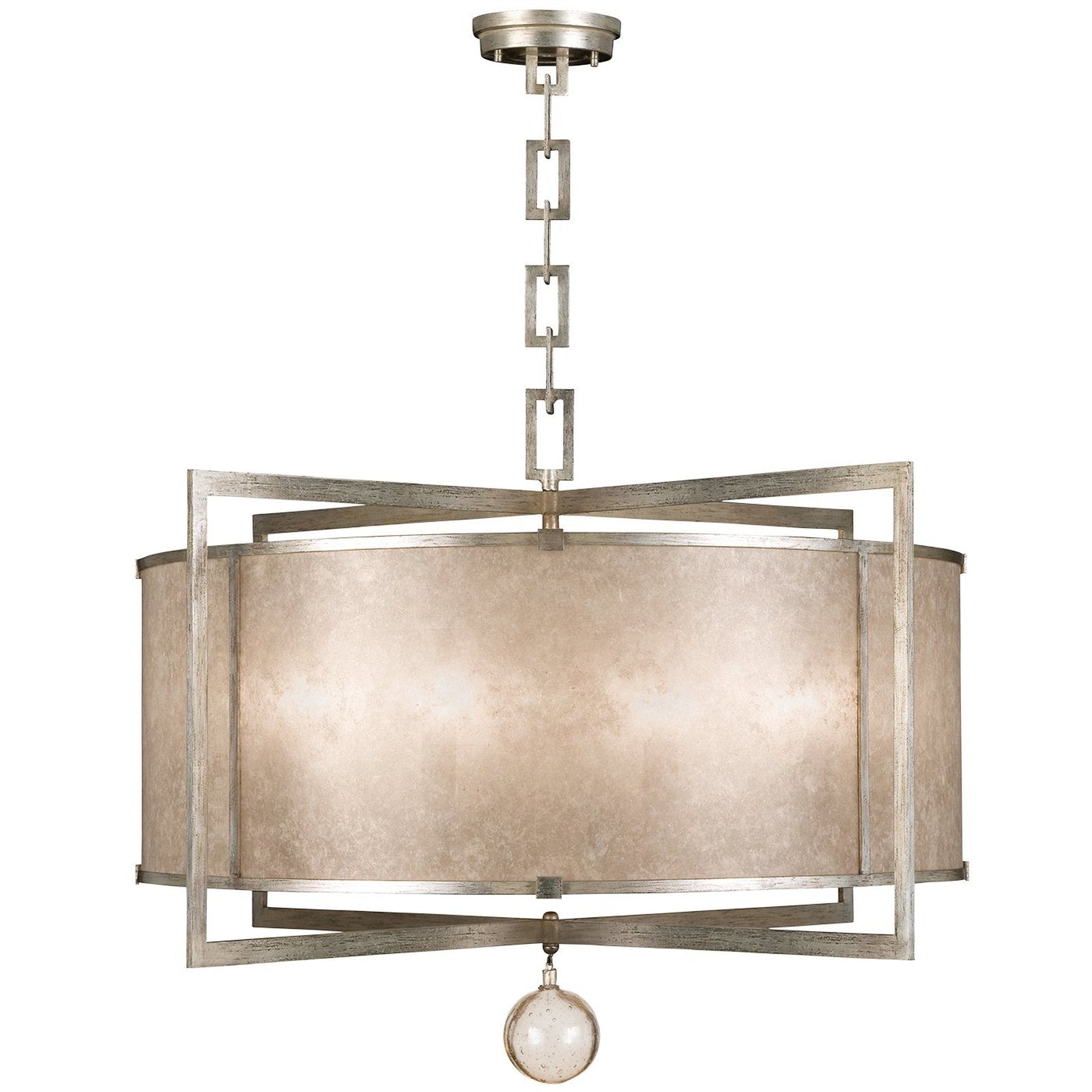 40-Inch Mica Shade Round Pendant