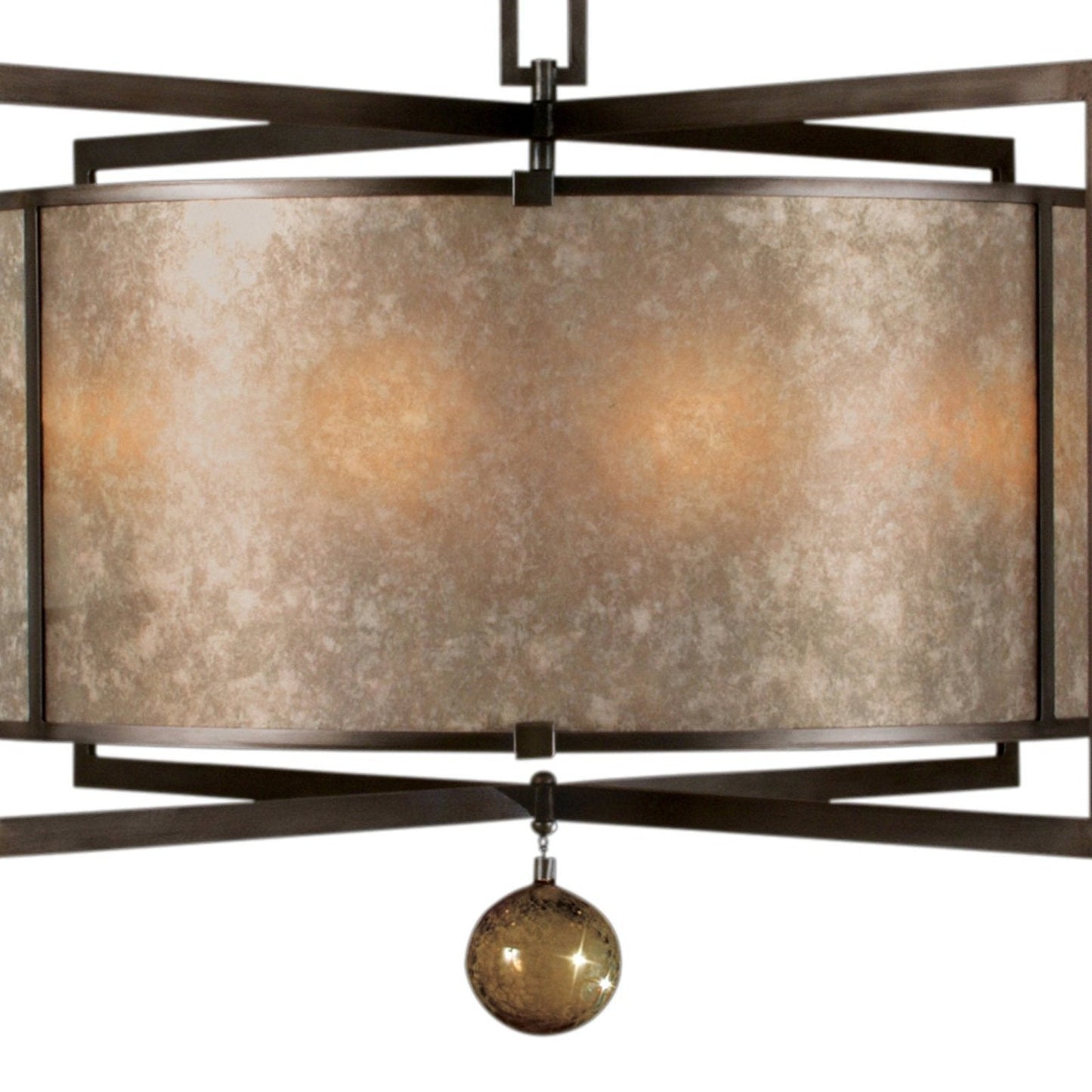 40-Inch Mica Shade Round Pendant
