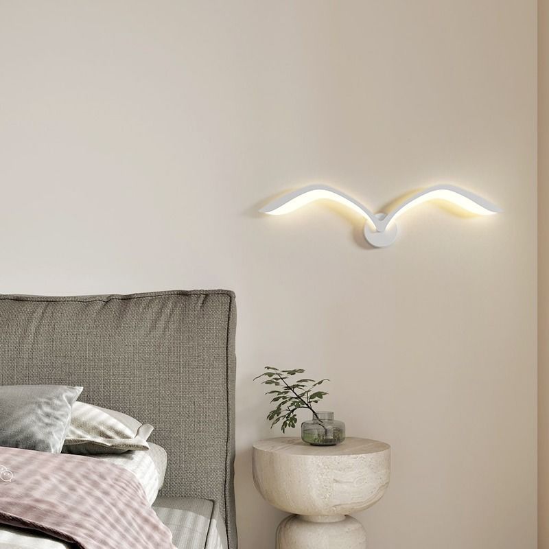 50cm Acrylic Nordic Wall Light / White