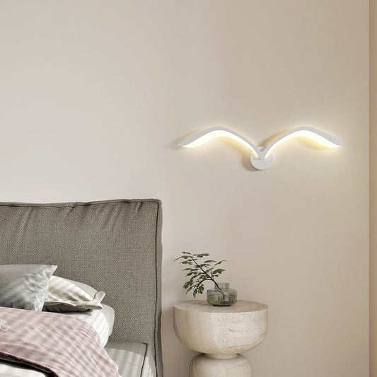 50cm Acrylic Nordic Wall Light / White