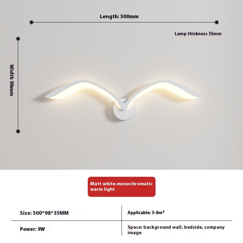 50cm Acrylic Nordic Wall Light