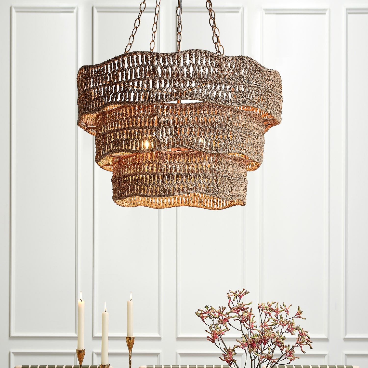 Adjustable-Chain Decorative Chandelier
