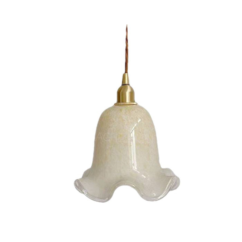 Floral Copper Adjustable Pendant Light
