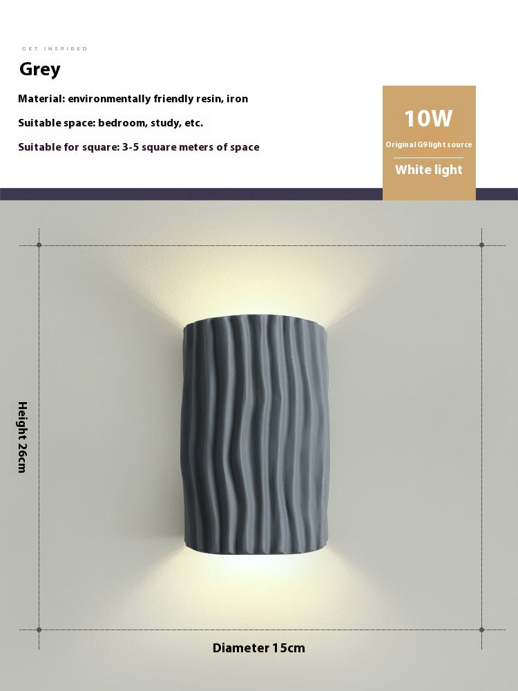 French Cream Resin Wall Light