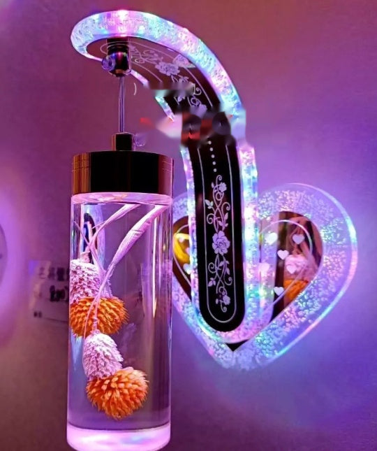 Oval Acrylic Crystal Wall Light / 20w / LC030046