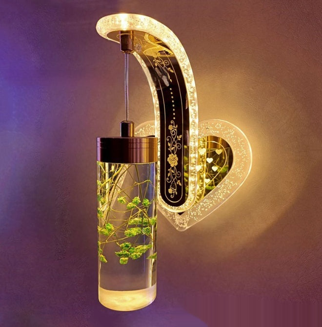 Oval Acrylic Crystal Wall Light / 20w / LC030172
