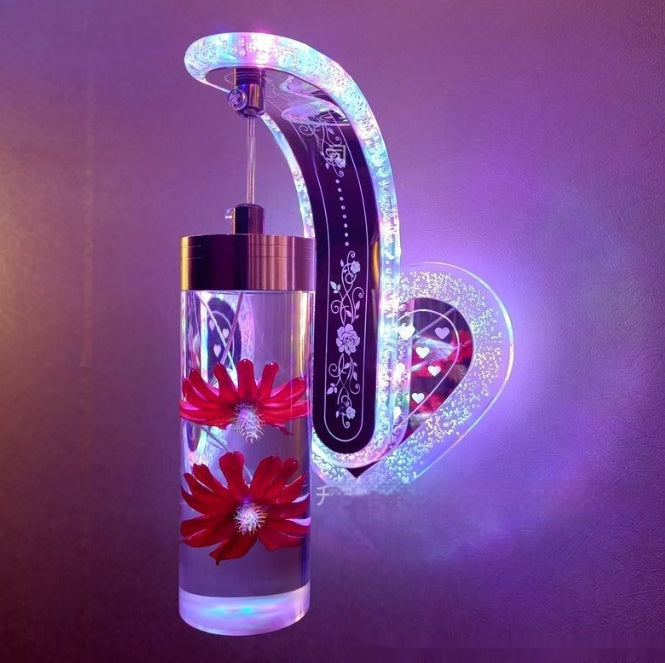 Oval Acrylic Crystal Wall Light / 20w / LC030174