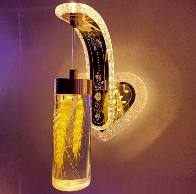 Oval Acrylic Crystal Wall Light / 20w / LC030179
