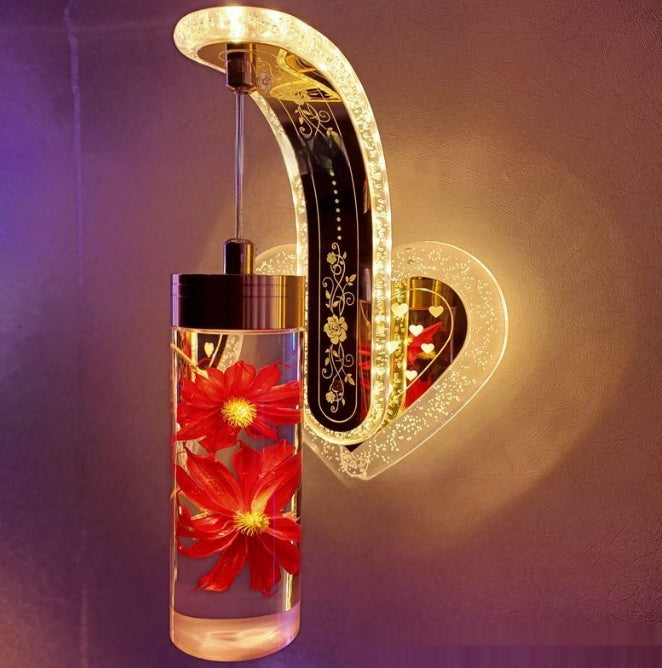Oval Acrylic Crystal Wall Light / 20w / LC030185