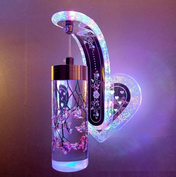 Oval Acrylic Crystal Wall Light / 20w / LC030188