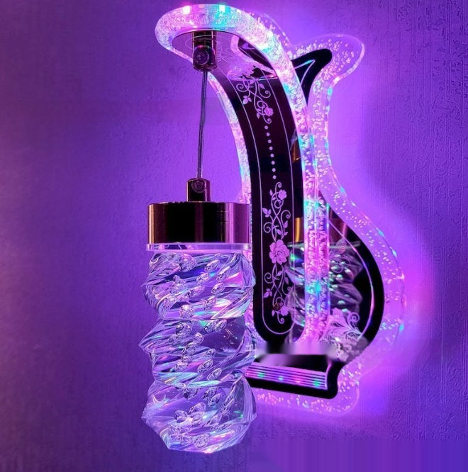Oval Acrylic Crystal Wall Light / 20w / LC030135