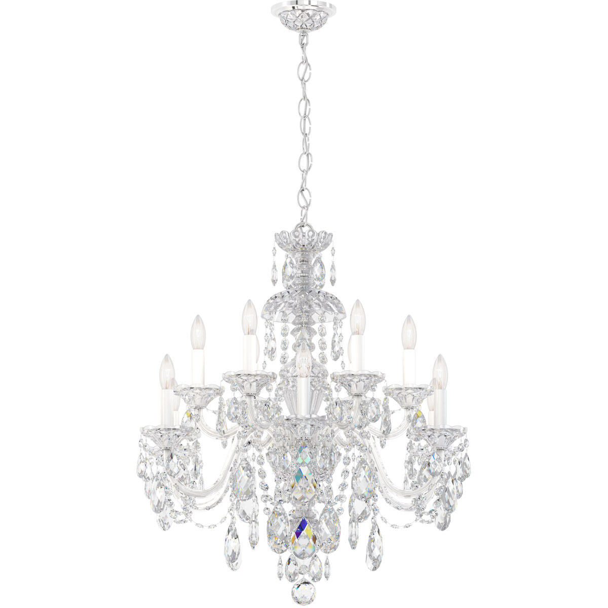 Traditional All-Crystal Chandelier