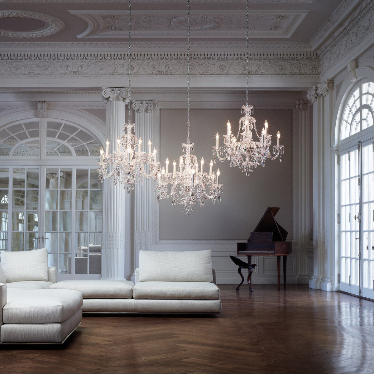Traditional All-Crystal Chandelier