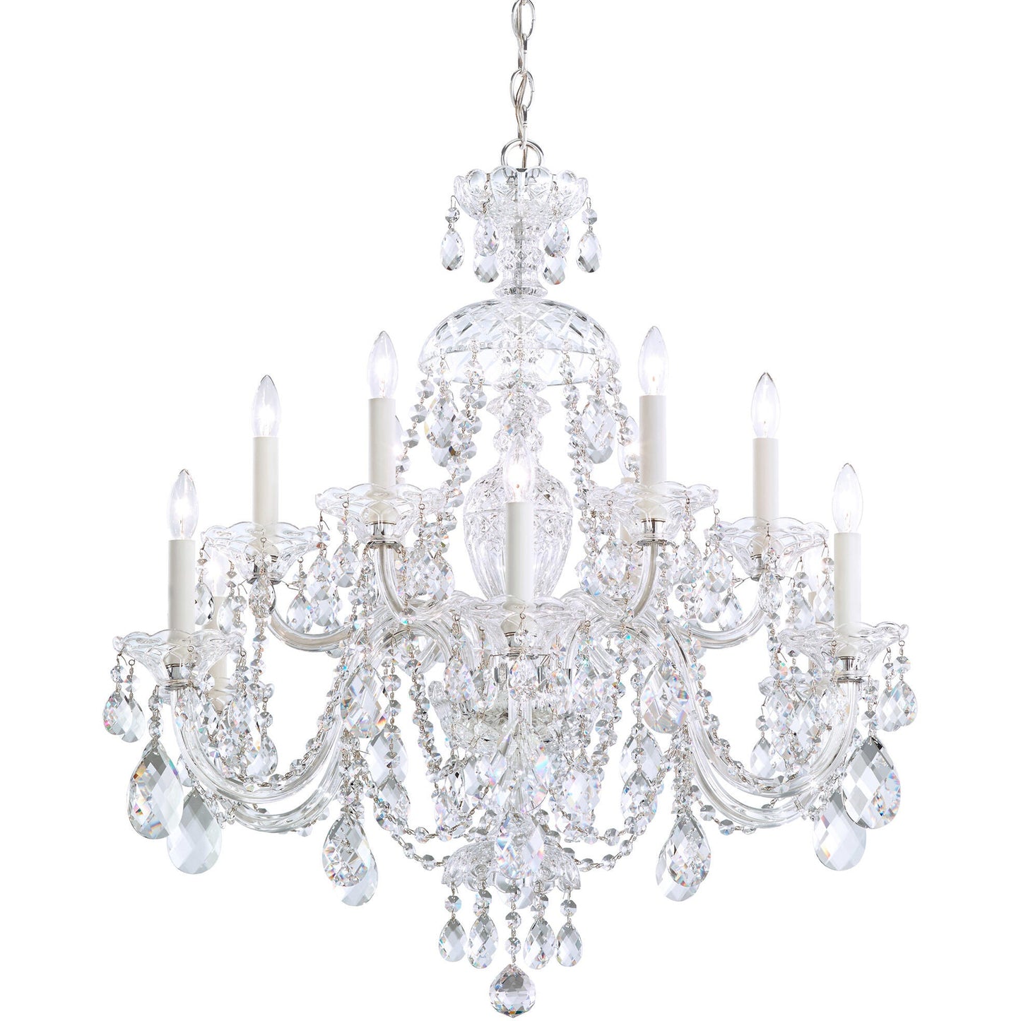 Traditional All-Crystal Chandelier