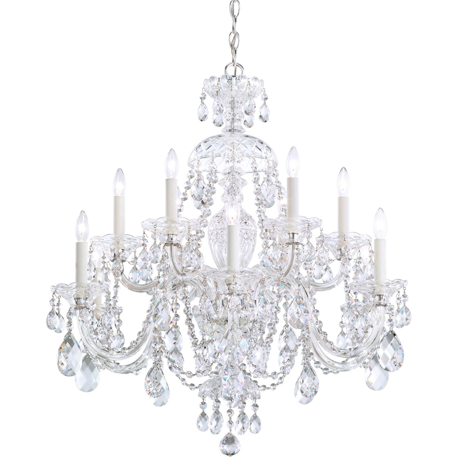 Traditional All-Crystal Chandelier